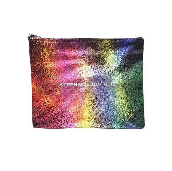 Stephanie Gottlieb Handbags - {Stephanie Gottlieb} Multi-Color Zip Jewelry Makeup Bag